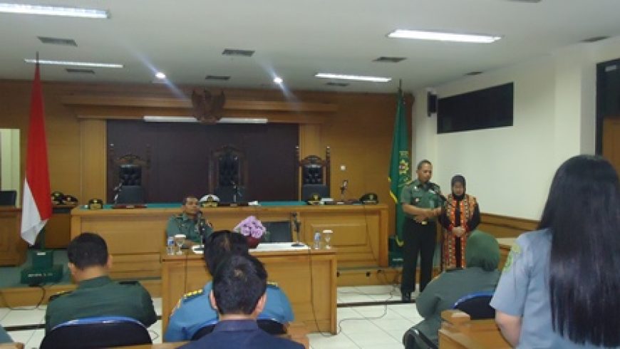 PENGANTAR ALIH TUGAS WAKADILMIL II-09 BANDUNG LETKOL CHK BAMBANG INDRAWAN, S.H.