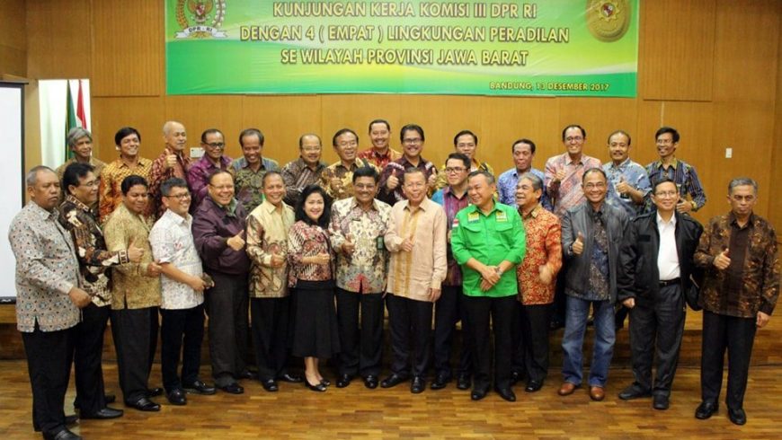 KUNJUNGAN KERJA RESES KOMISI III KE 4 (EMPAT) LINGKUNGAN PERADILAN DI WILAYAH JAWA BARAT
