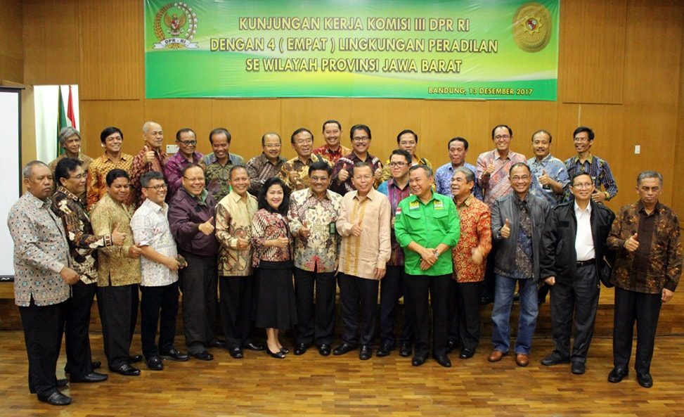 KUNJUNGAN KERJA RESES KOMISI III KE 4 (EMPAT) LINGKUNGAN PERADILAN DI WILAYAH JAWA BARAT