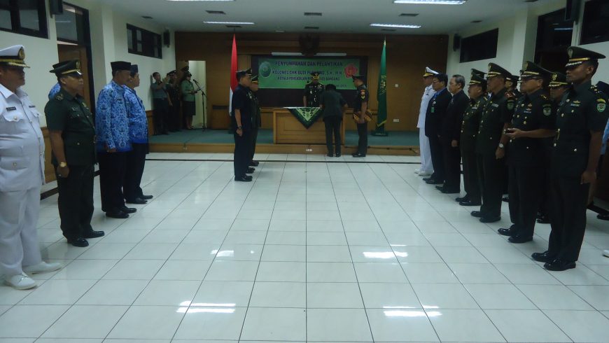 PENYUMPAHAN DAN PELANTIKAN KOLONEL CHK BUDI PURNOMO, S.H., M.H. SEBAGAI KEPALA PENGADILAN MILITER II-09 BANDUNG