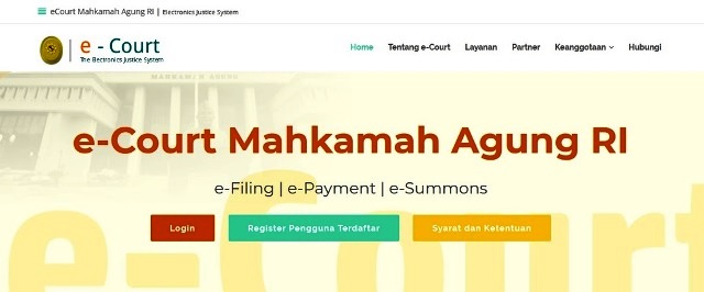UNDANGAN KEGIATAN TRAINING OF TRAINER (TOT) APLIKASI E-COURT MAHKAMAH AGUNG PADA 4 (EMPAT) LINGKUNGAN PERADILAN