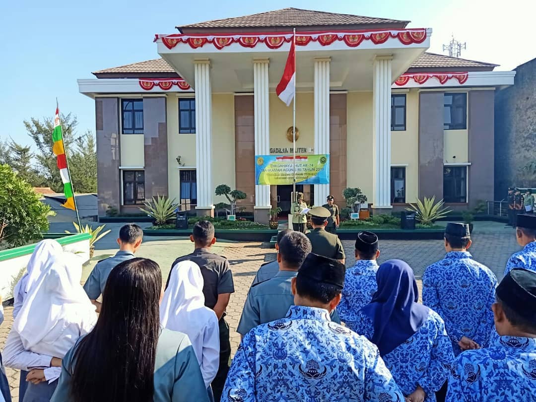 RANGKAIAN KEGIATAN HUT KE-74 MAHKAMAH AGUNG RI DI PENGADILAN MILITER II-09 BANDUNG