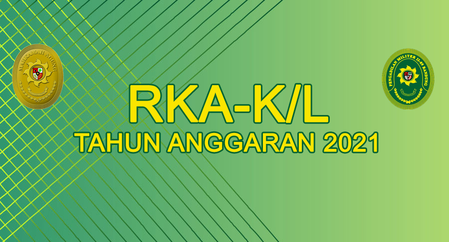 PERMINTAAN ADK RKA – KL TA 2021 DAN DATA DUKUNG