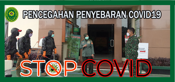 PENYEMPROTAN DISINFEKTAN DI KANTOR DILMIL II-09 BANDUNG OLEH DINKES KOTA BANDUNG