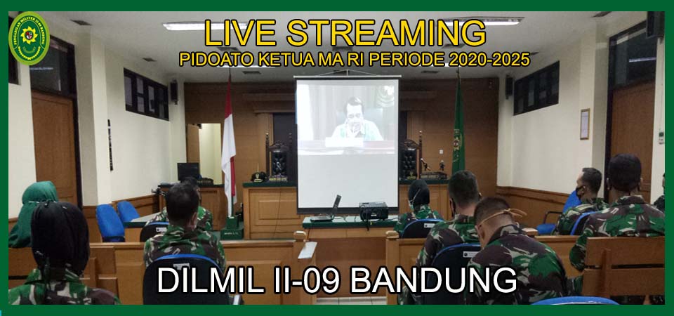 LIVE STREAMING PIDATO KETUA MAHKAMAH AGUNG RI