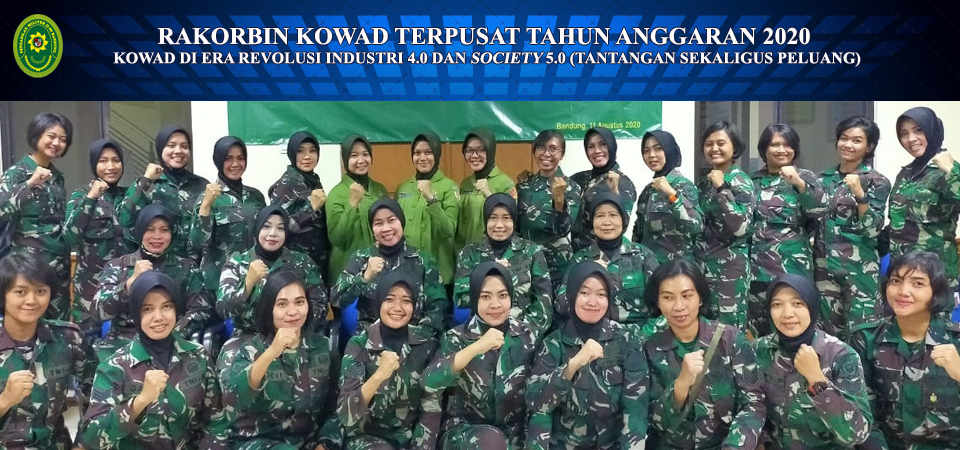 Rakorbin Kowad Terpusat Tahun Anggaran 2020 dengan Tema “Kowad Era Revolusi Industri 4.0 dan Society 5.0” (Tantangan Sekaligus Peluang)