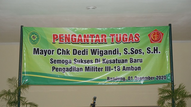 PENGANTAR TUGAS PANITERA MAYOR CHK DEDI WIGANDI, S.SOS., S.H.