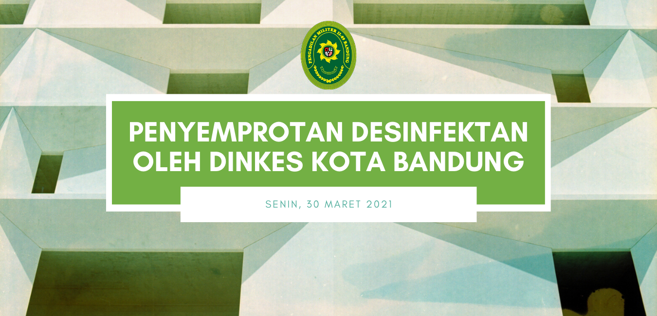 PENYEMPROTAN DESINFEKTAN DARI DINKES KOTA BANDUNG