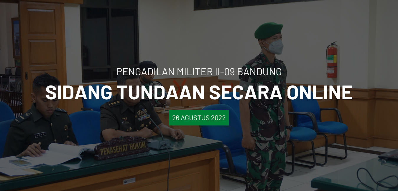 SIDANG TUNDAAN SECARA ONLINE