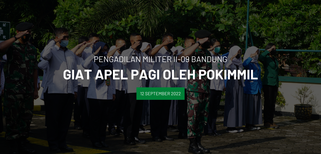 GIAT APEL PAGI OLEH POKIMMIL GOL .V MUHAMAD SALEH,S.H