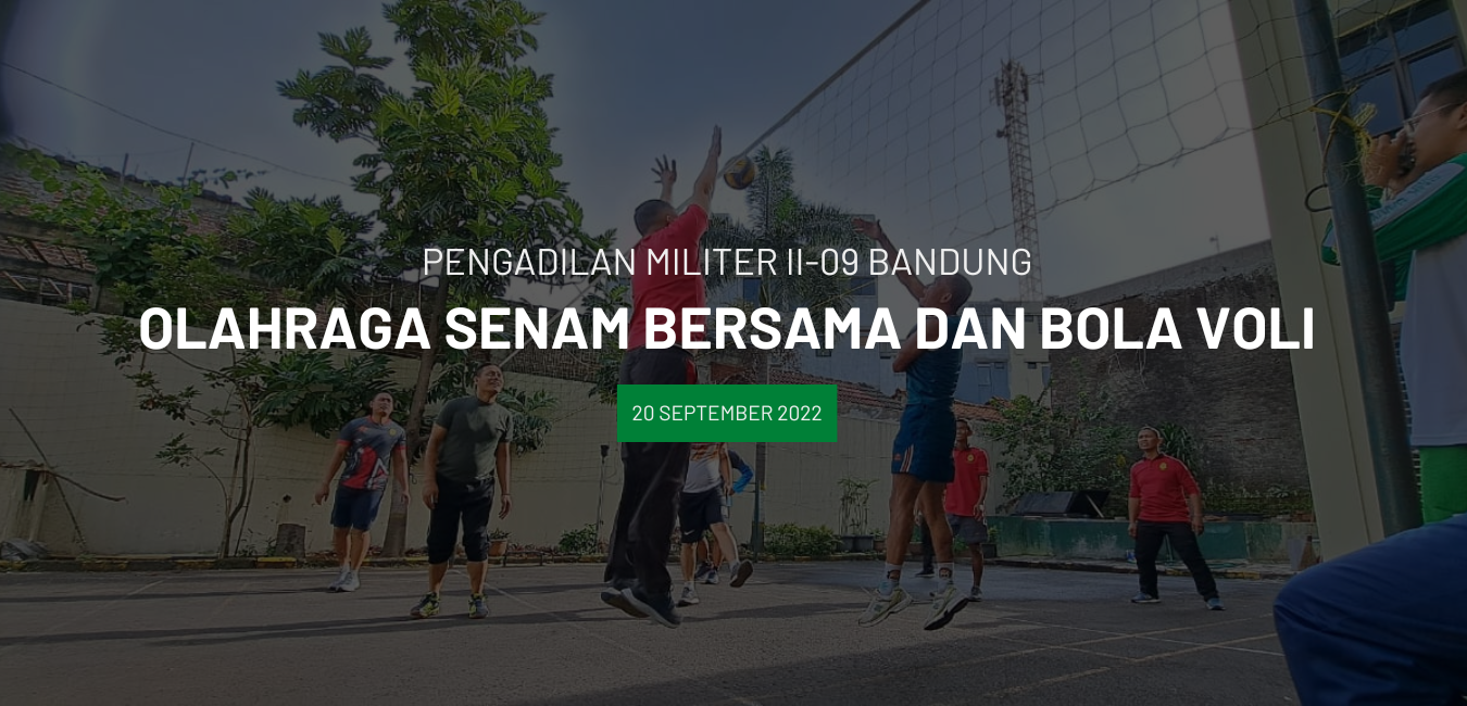 OLAHRAGA SENAM BERSAMA DAN BOLA VOLI