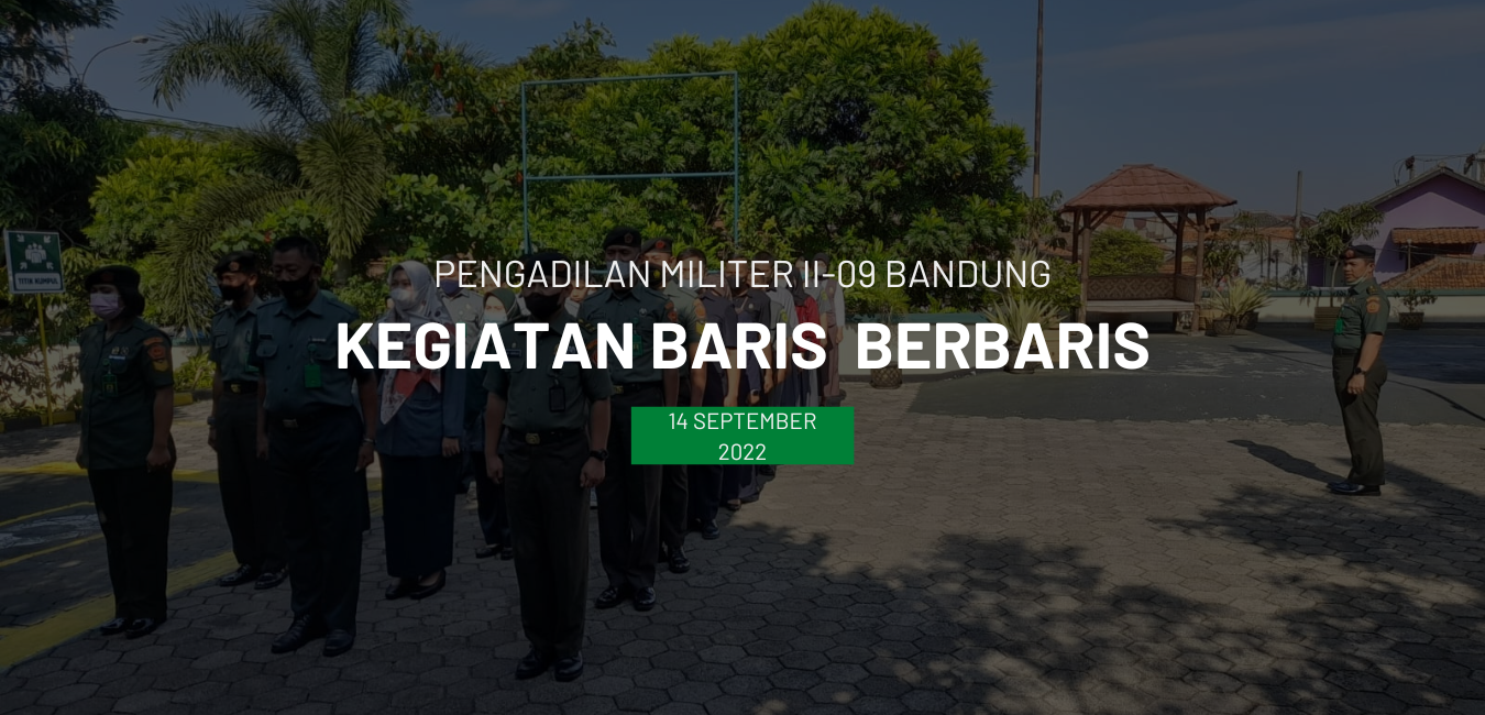 KEGIATAN BARIS BERBARIS