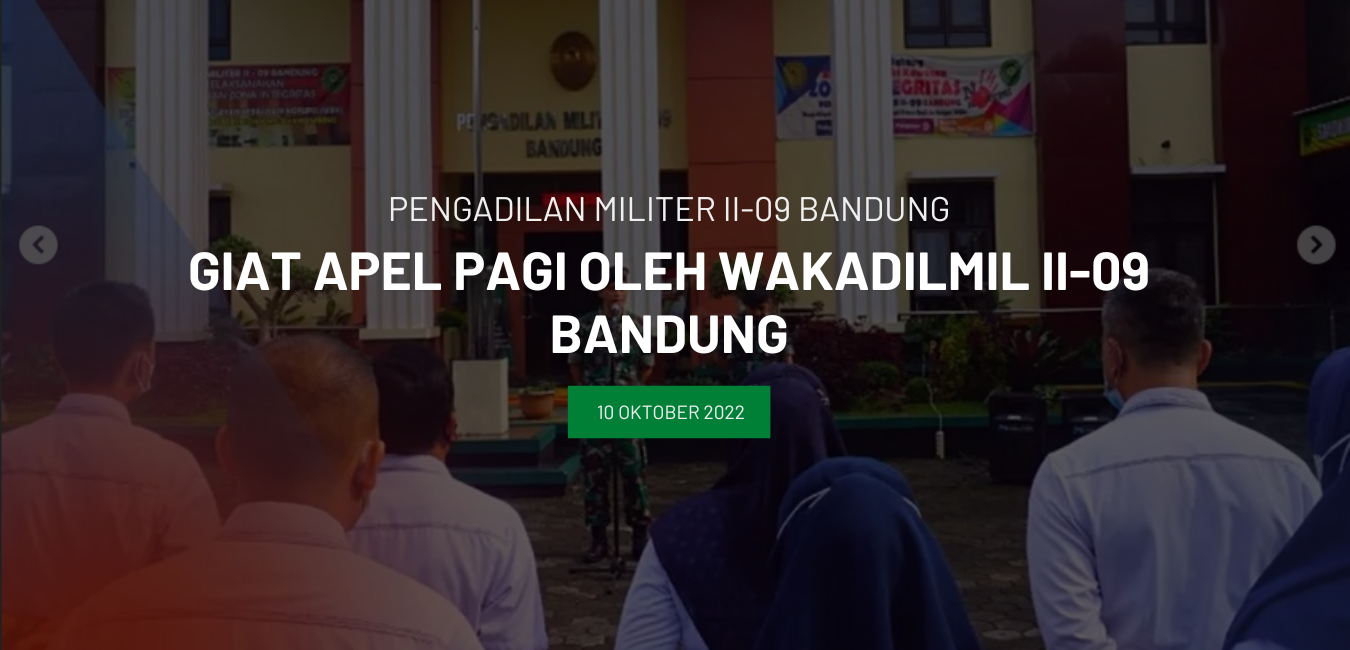 GIAT APEL PAGI OLEH WAKADILMIL II-09 BANDUNG