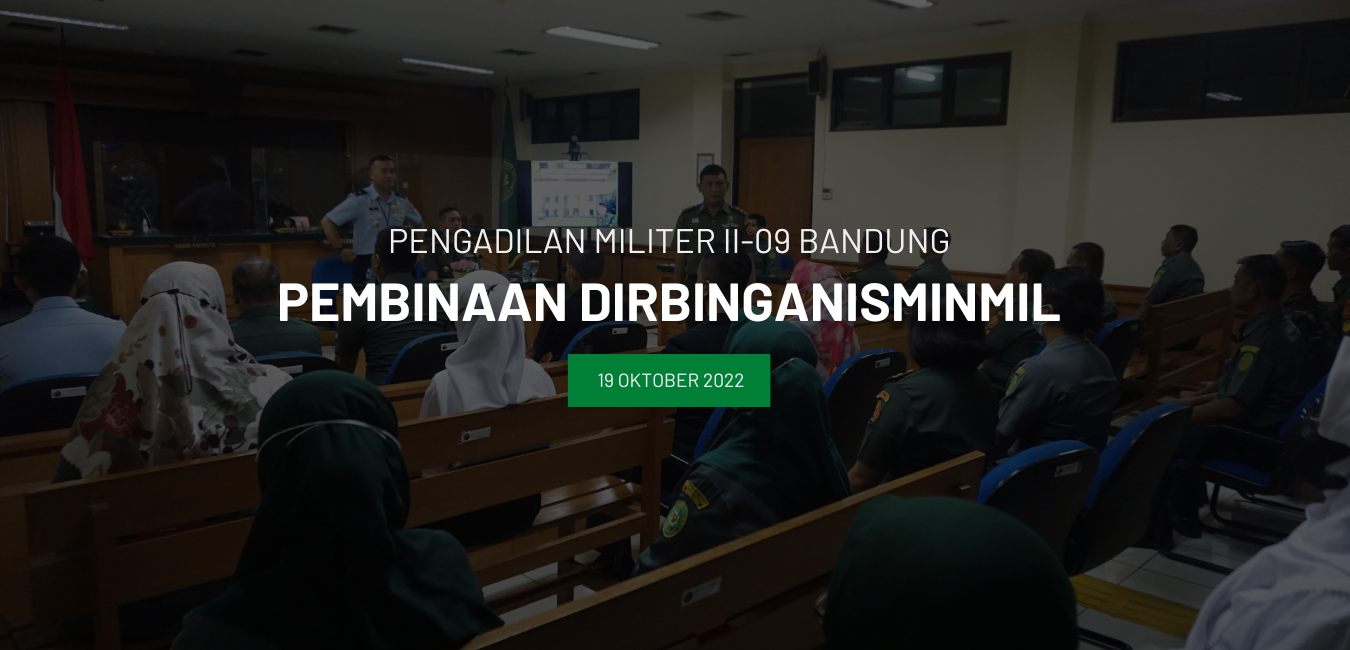 PEMBINAAN DIRBINGANISMINMIL
