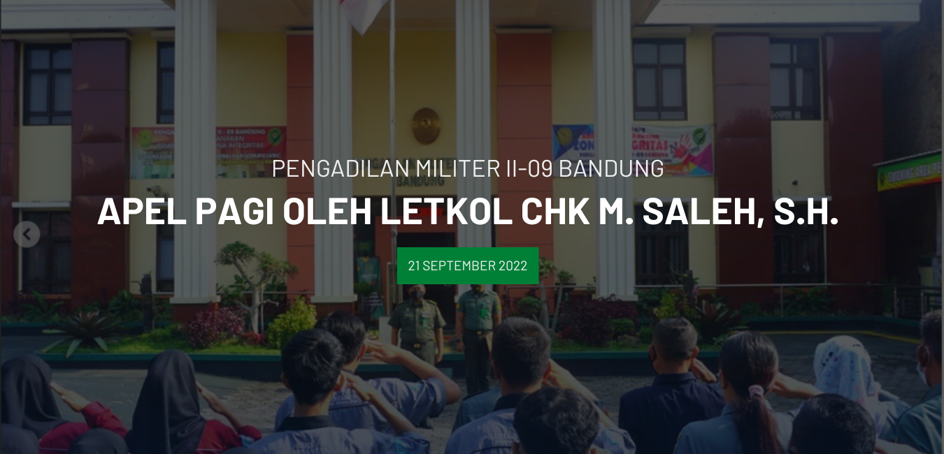 GIAT APEL PAGI OLEH LETKOL CHK MUHAMAD SALEH, S.H.