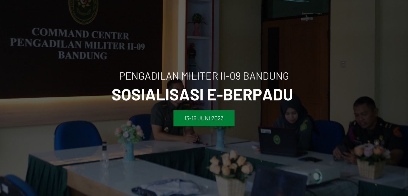 SOSIALISASI E-BERPADU