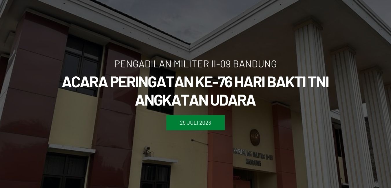 Acara Peringatan ke-76 Hari Bakti TNI Angkatan Udara
