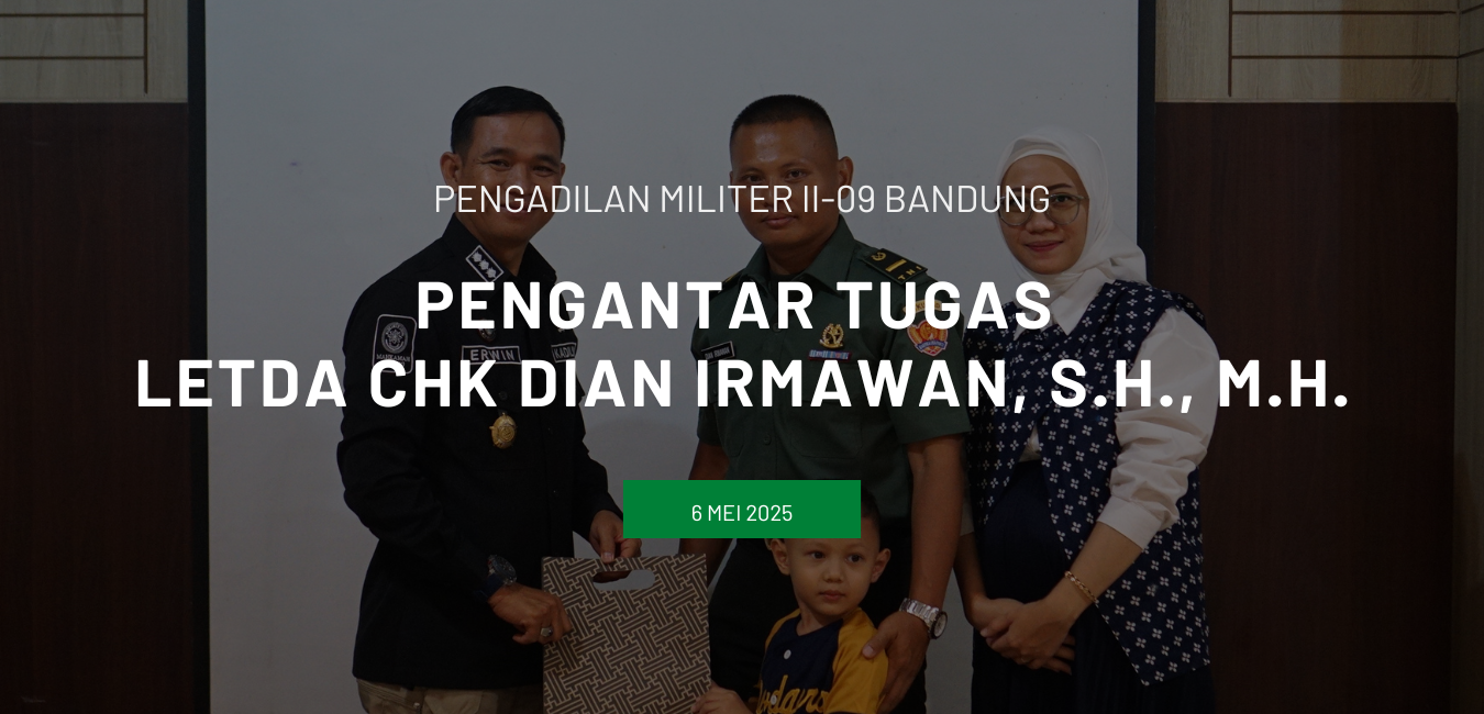 PENGANTAR TUGAS LETDA CHK DIAN IRMAWAN, S.H., M.H.