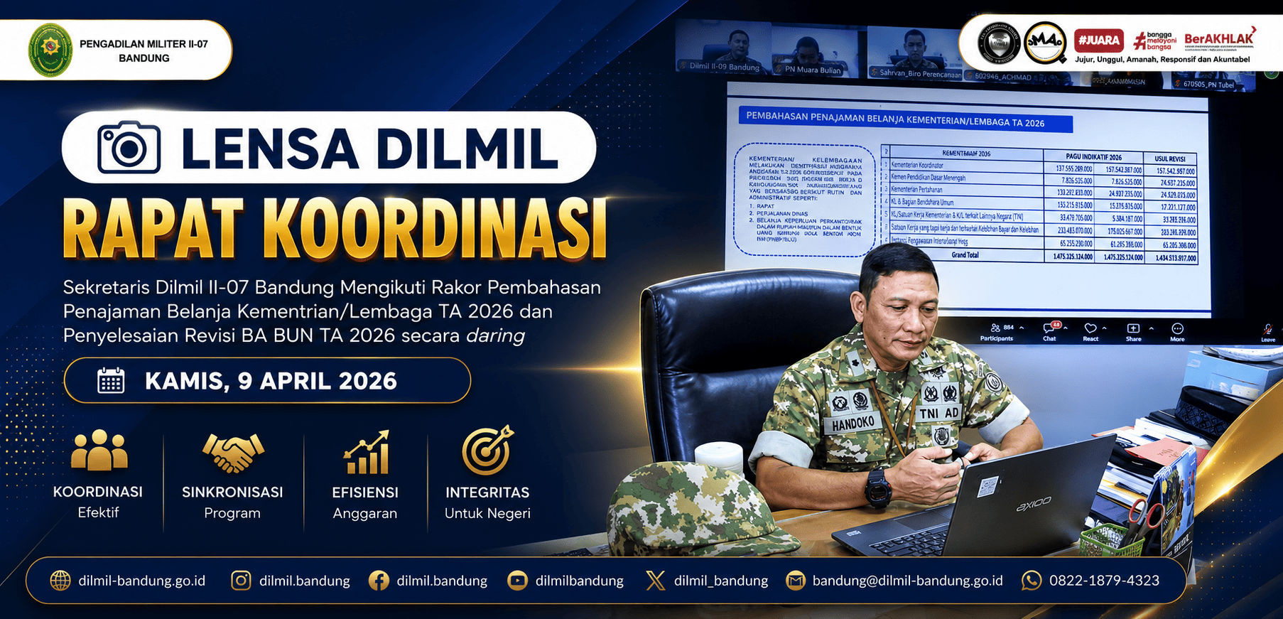 RAPAT KOORDINASI OPTIMALISASI PERENCANAAN ANGGARAN
