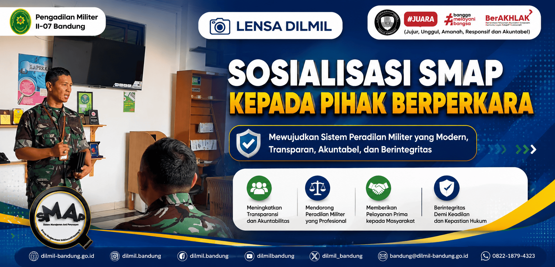 SOSIALISASI SMAP KEPADA PIHAK BERPERKARA