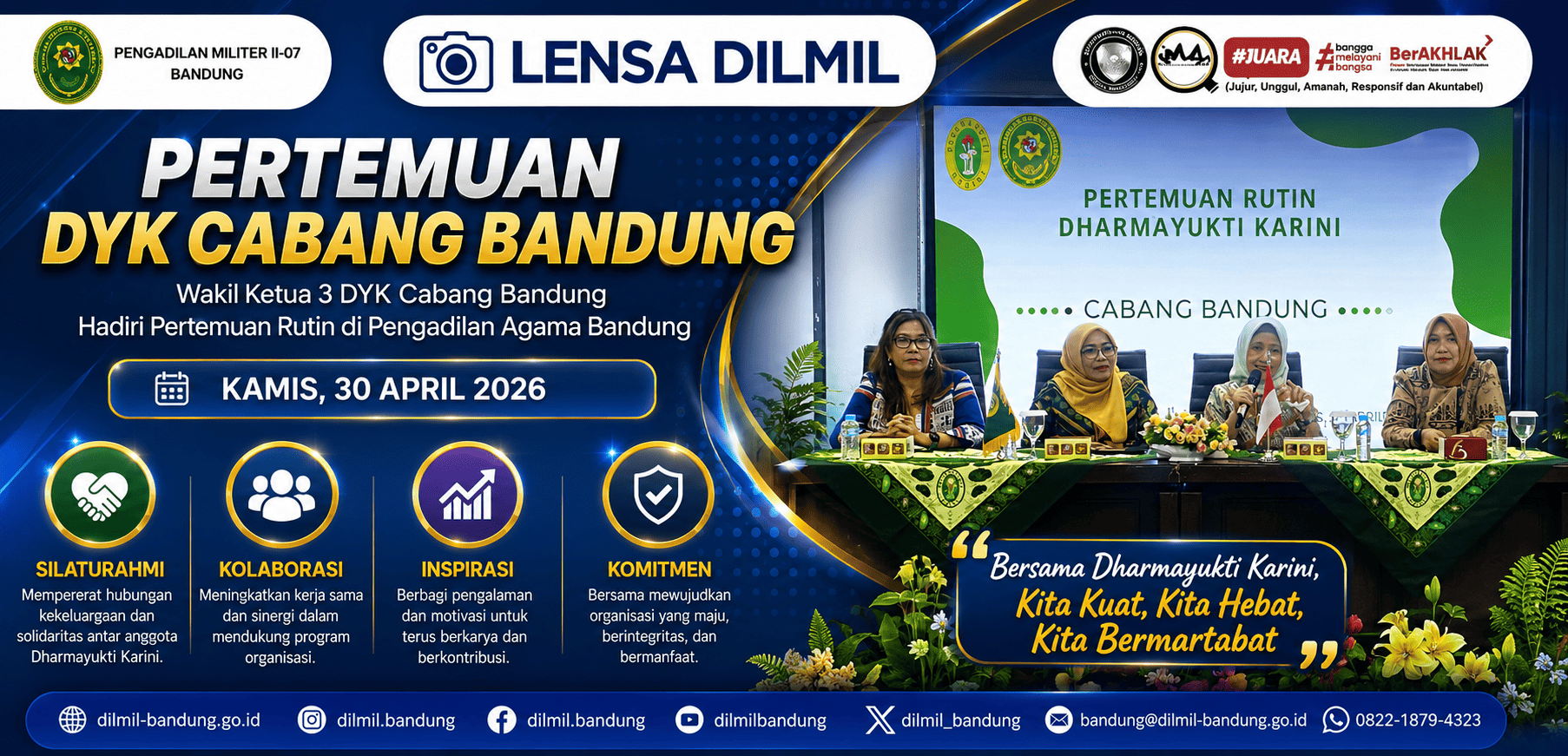 PERTEMUAN DHARMAYUKTI KARINI CABANG KOTA BANDUNG