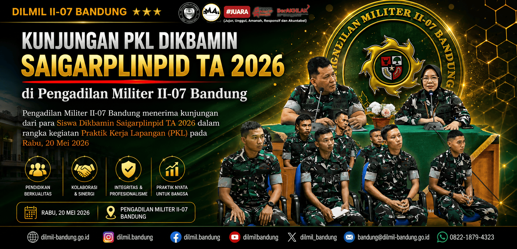 KUNJUNGAN PKL DIKBAMIN SAIGARPLINPID TA 2026