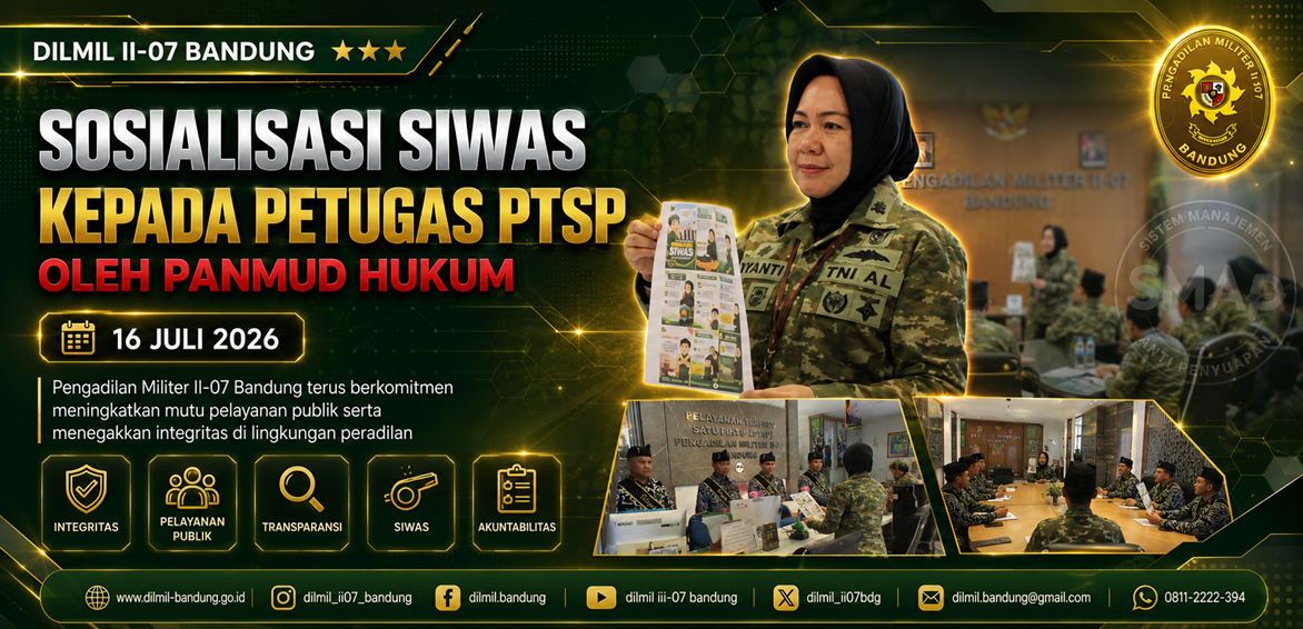 SOSIALISASI SIWAS KEPADA PETUGAS PTSP OLEH PANMUD HUKUM