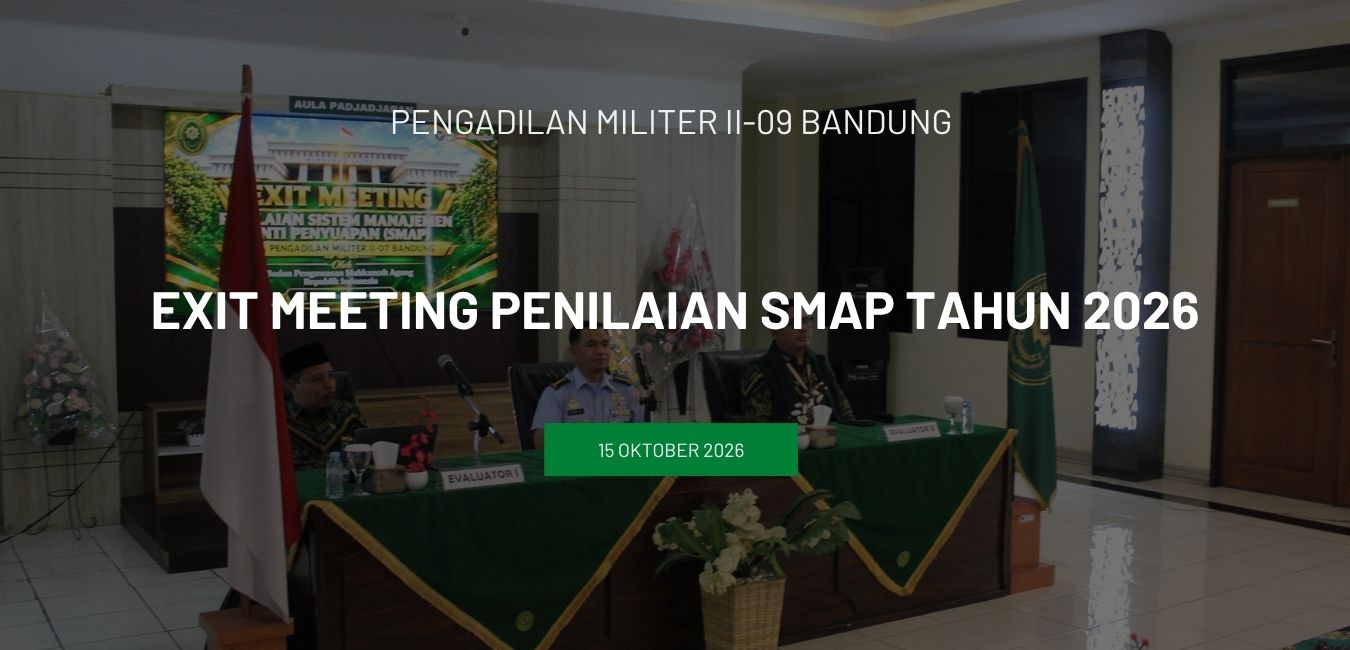 Exit Meeting Penilaian SMAP Tahun 2026